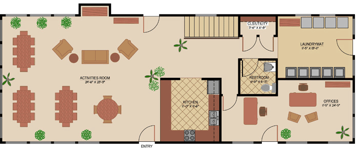 Clubhouse Floor Plan