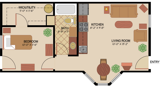 Redbud Floor Plan